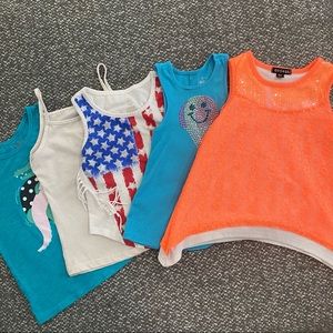 5-Pack Girls’ Tank Tops